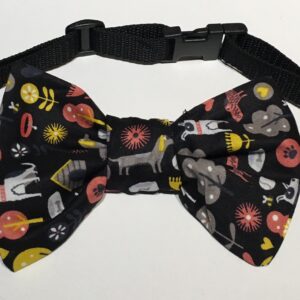 Doggy Bow Tie Black Small Dog