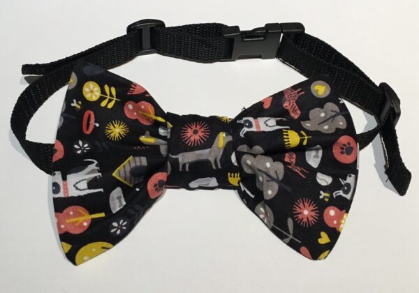 Doggy Bow Tie Black Small Dog