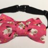 Doggy Bow Tie Pink cartoon dog