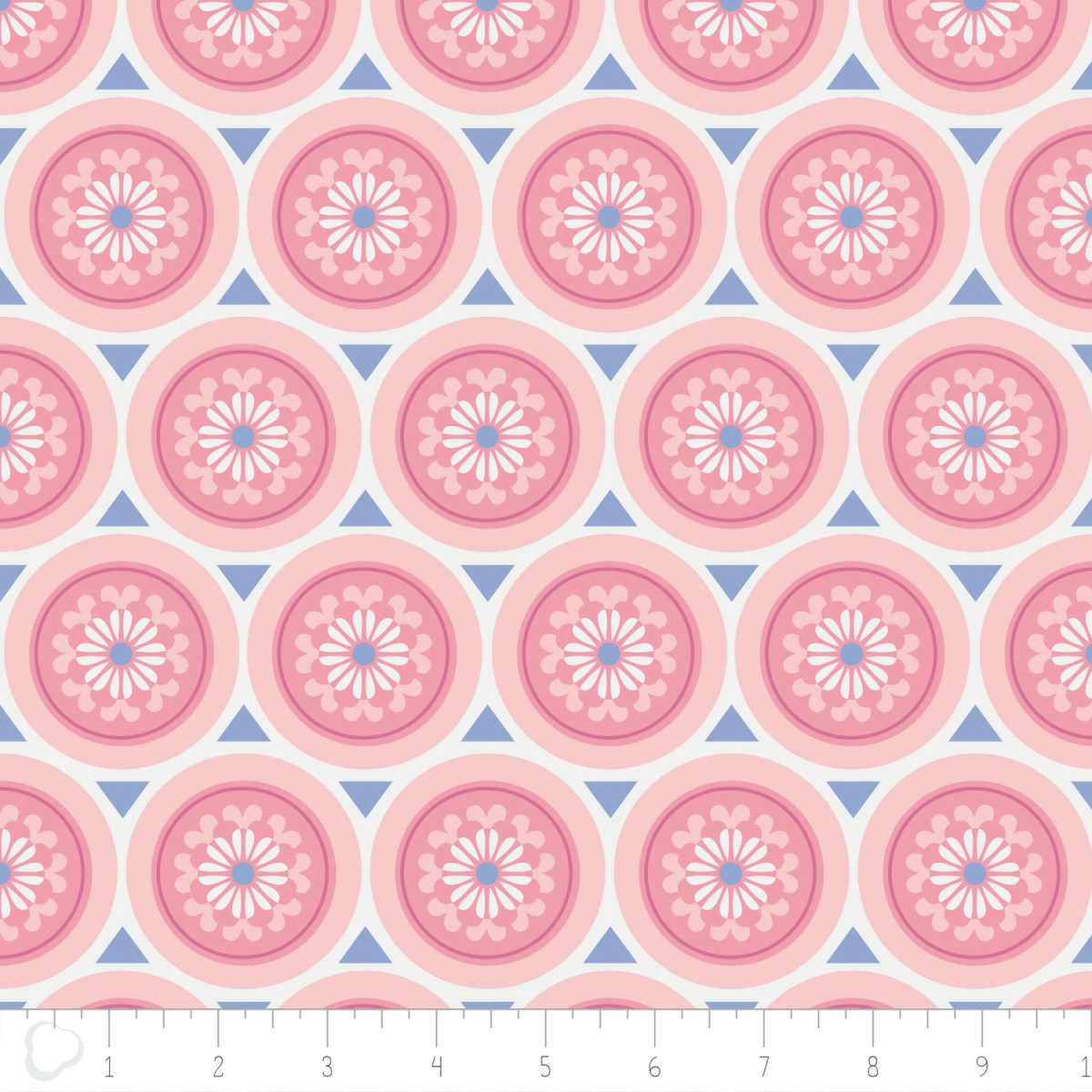 Fabric Camelot 4240405-7 Jackie Pink Floral