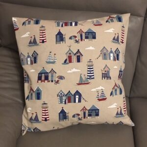 Cushion Individually Home Made Linen Beach Huts