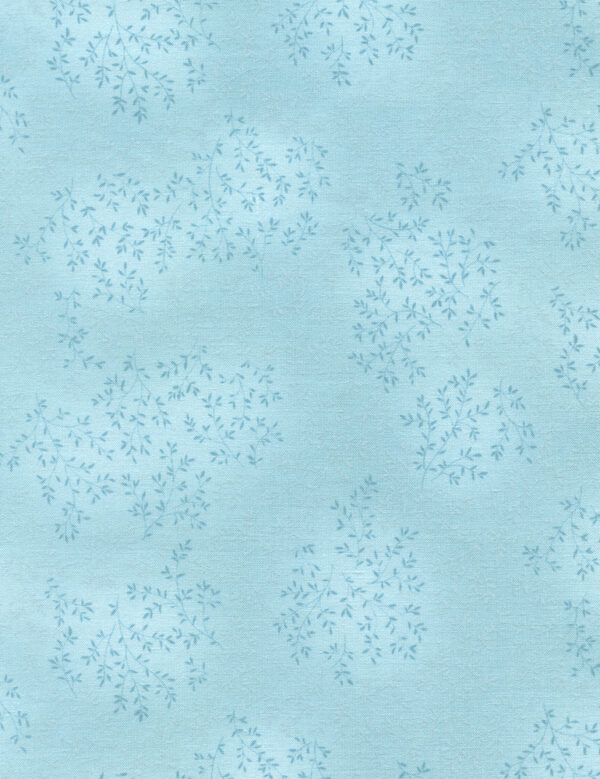 Fabric Timeless Treasures Fleur Aqua C4794