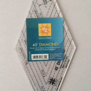 EZ Quilting Template Acrylic 45 degree Diamond shape