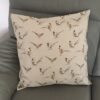 Cushion Individually Home Made Linen Pheasant
