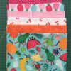 Bundles of 6 Quality Fabric Fat Quarters Fruity Friends