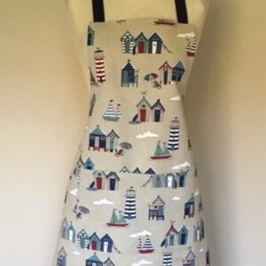 Apron Standard Adult Unsex Linen Beach Huts