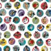 Fabric Hoffman Q4466 #130 Animals Alphabet Digital Printed