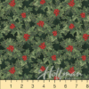 Fabric Hoffman #60G Q7632 Holly Green/Gold Digital Printed