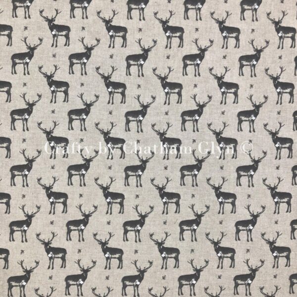 Fabric Chatham Glyn Linen Vintage Stags