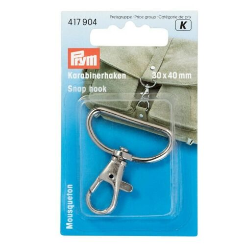 Prym Snap Hook Silver Colored 30 mm x 40mm 417904