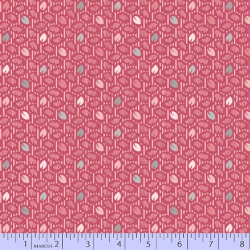 Fabric Marcus Geo Leaf Pink 0527-1024