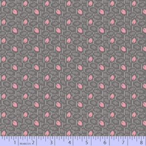 Fabric Marcus Geo Leaf Grey 0527-1044