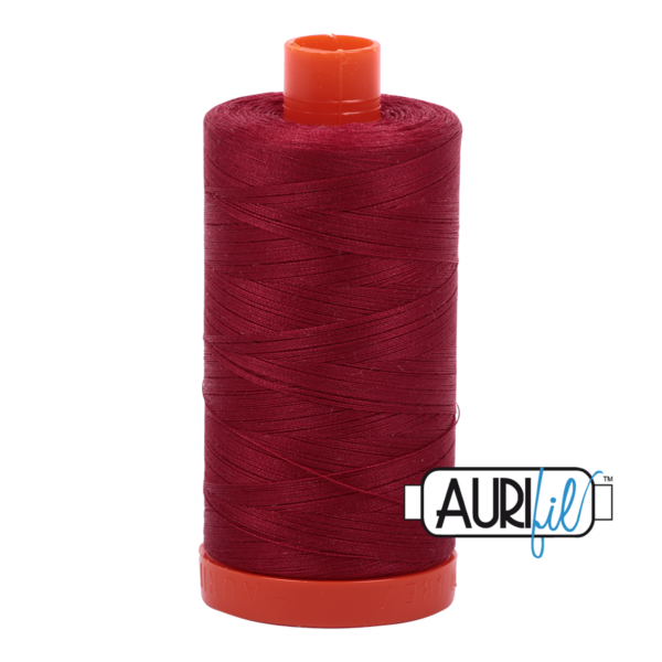 Aurifil 50WT Cotton Thread 1103 Dk Red 1300 m spool