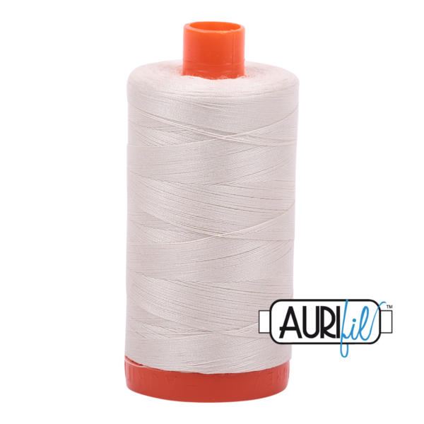 Aurifil 50WT Cotton Thread 2309 Natural 1300 m spool