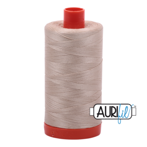 Aurifil 50WT Cotton Thread 2311 Natural/Taupe 1300 m spool
