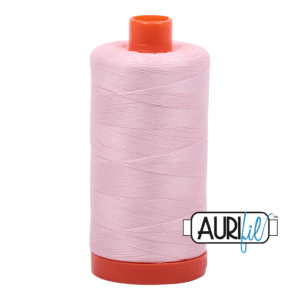 Aurifil 50WT Cotton Thread 2410 Pale Pink 1300 m spool