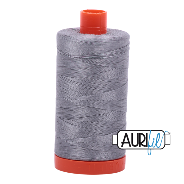 Aurifil 50WT Cotton Thread 2605 Grey 1300 m spool