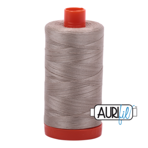 Aurifil 50WT Cotton Thread 5011 Rope Beige 1300 m Spool
